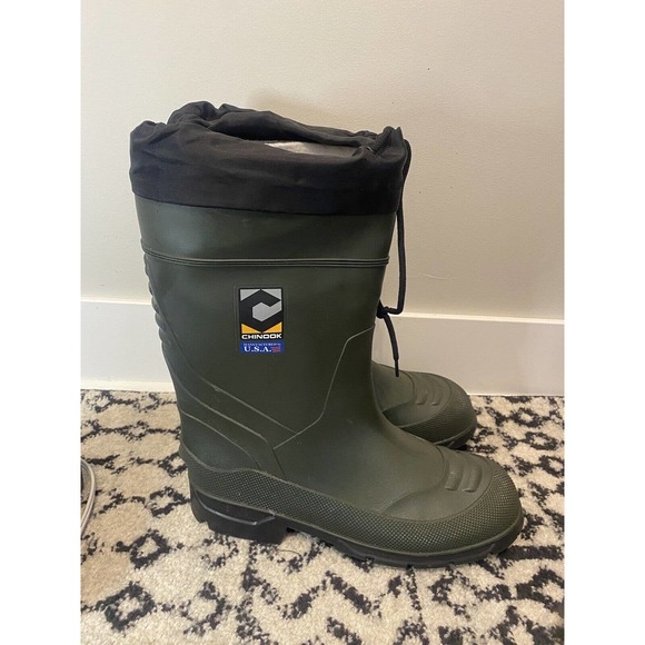 Men's Green Boots - Picture 1 of 12